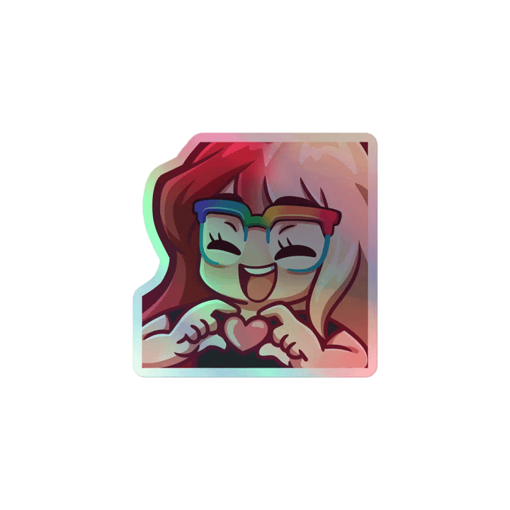 Holo Heart Sticker product image (1)