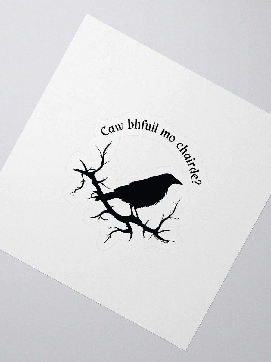 Caw bhfuil mo chairde? Sticker product image (2)