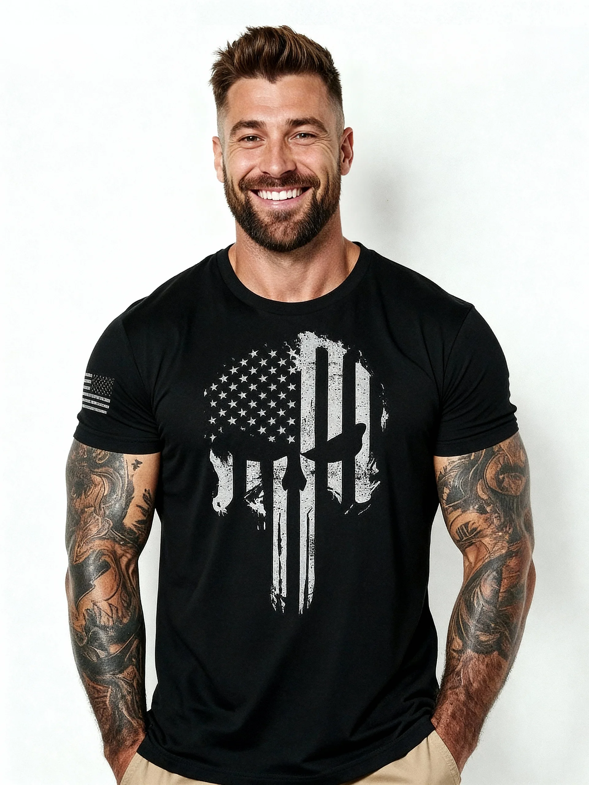 Patriot Skull T-Shirt product image (1)