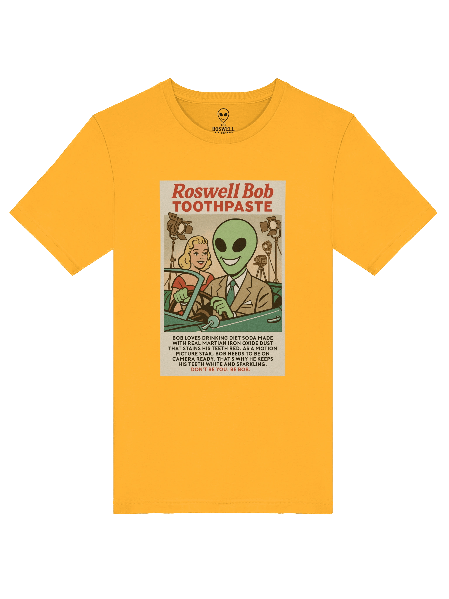 Toothpaste Roswell Aliens Movie Star 1950's Retro Poster Unisex T-Shirt product image (5)
