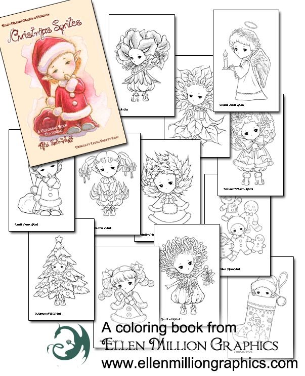 Sprites - Coloring Books by Mitzi Sato-Wiuff product image (2)