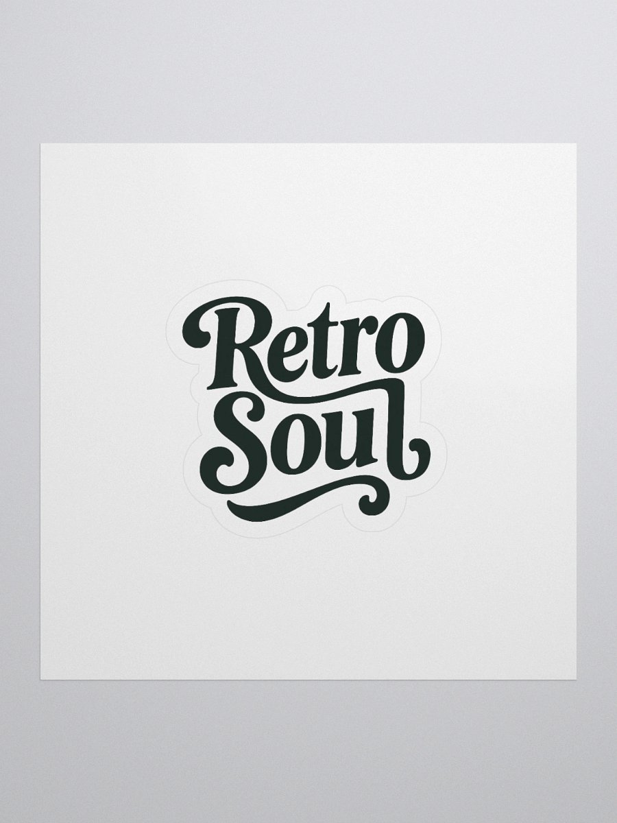 Retro Soul Kiss Cut Stickers product image (1)