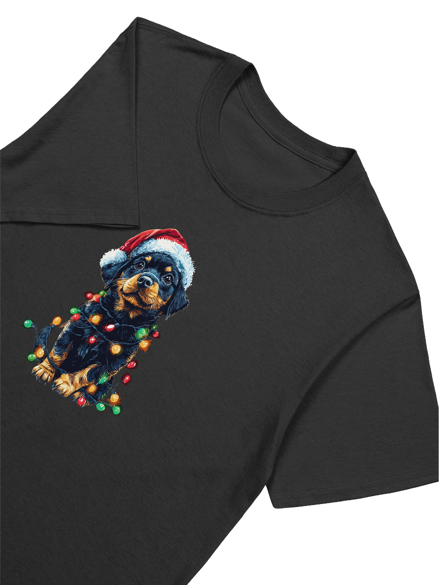 Rottweiler Puppy Christmas Unisex T-Shirt product image (3)