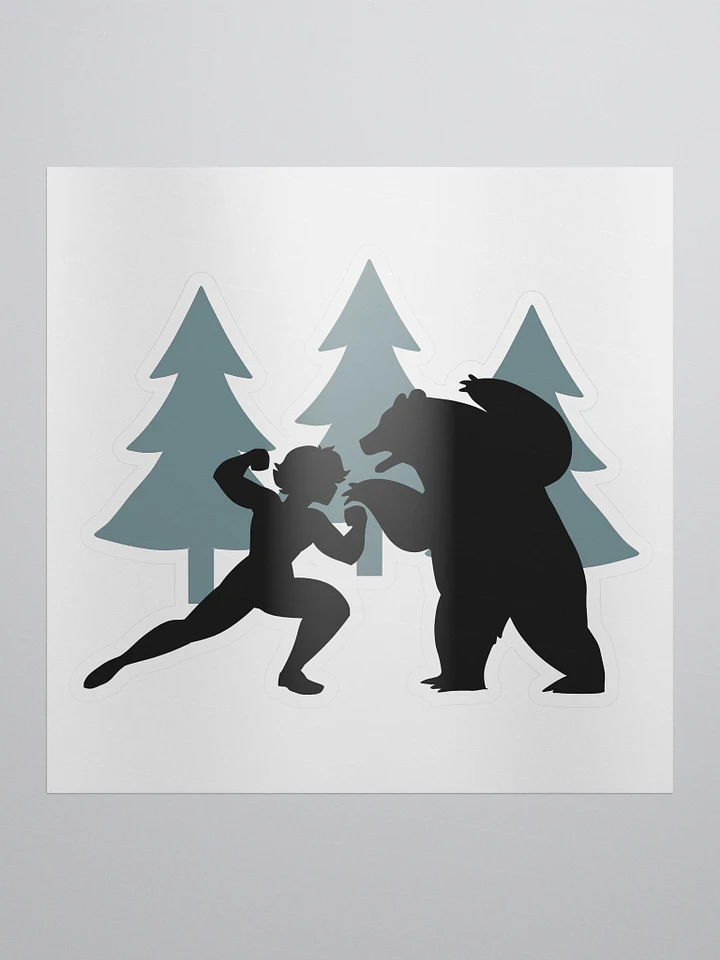 Bear Fight - Stickers product image (1)