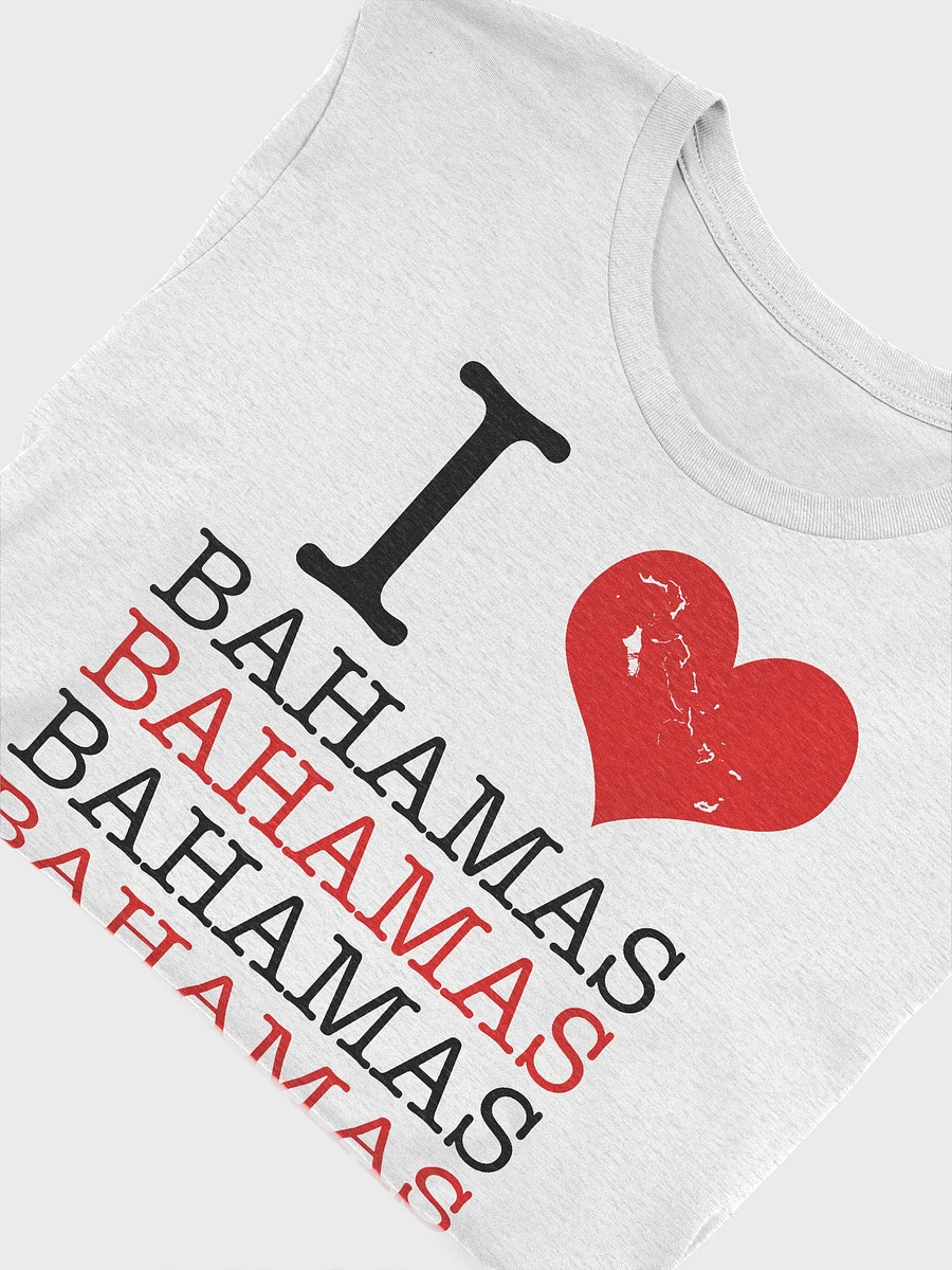 Bahamas Shirt : I Love The Bahamas : Heart Bahamas Map product image (5)