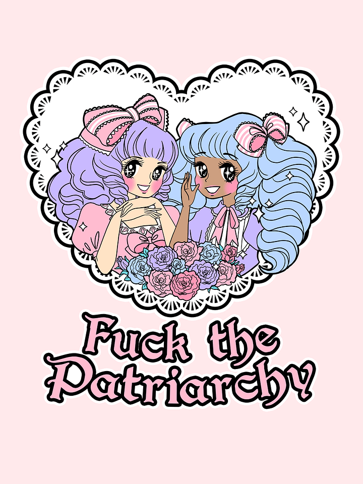 𝑼𝑺𝑨 Fuck the Patriarchy (Fairy Kei) organic cotton t-shirt product image (2)