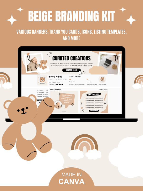 Cute MRR/PLR Branding Kit for Etsy product image (1)