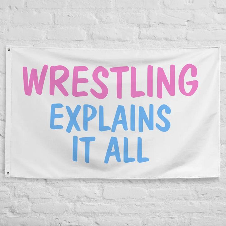 Wrestling Explains It All (Flag) product image (1)