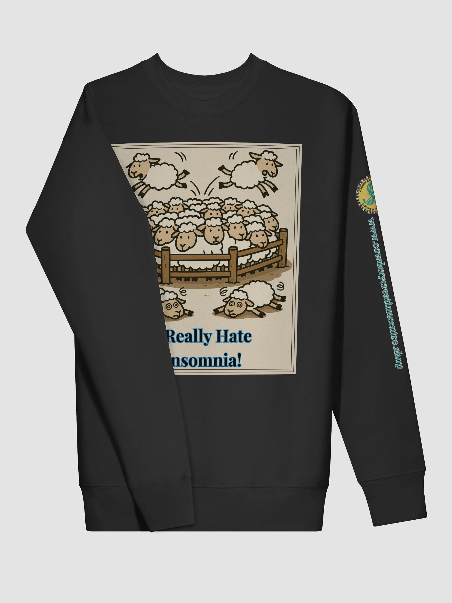 I Really Hate Insomnia (Both) Cotton Heritage Premium Sweatshirt product image (24)