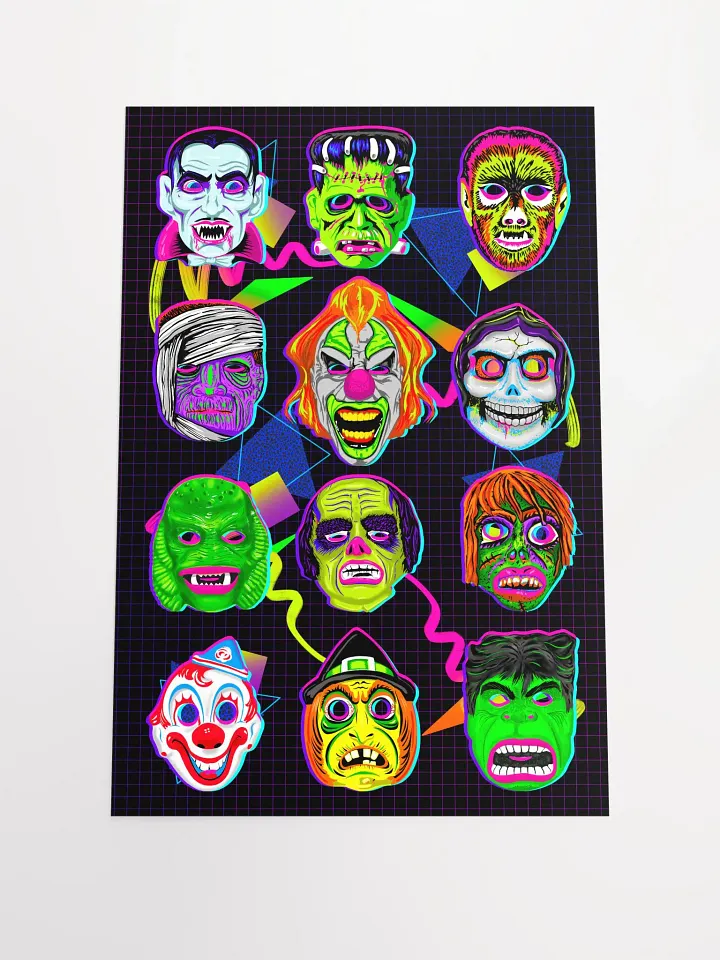 Horror Icons 12x18 Fine Art Print product image (1)