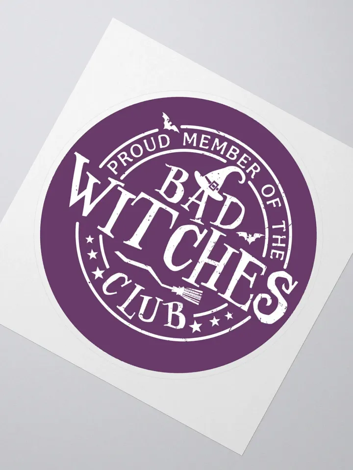 Bad Witches Club Sticker (Plum) product image (4)