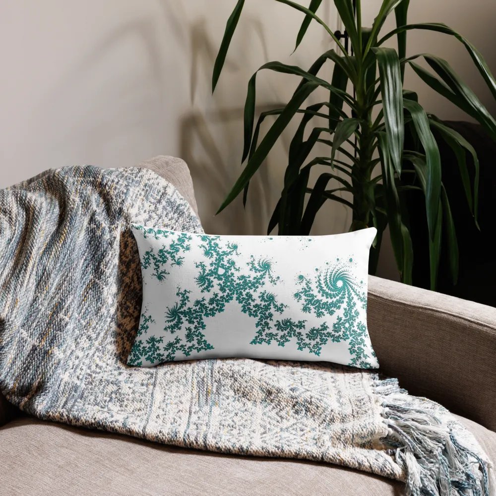 Fractal Pillow Case (White) product image (2)