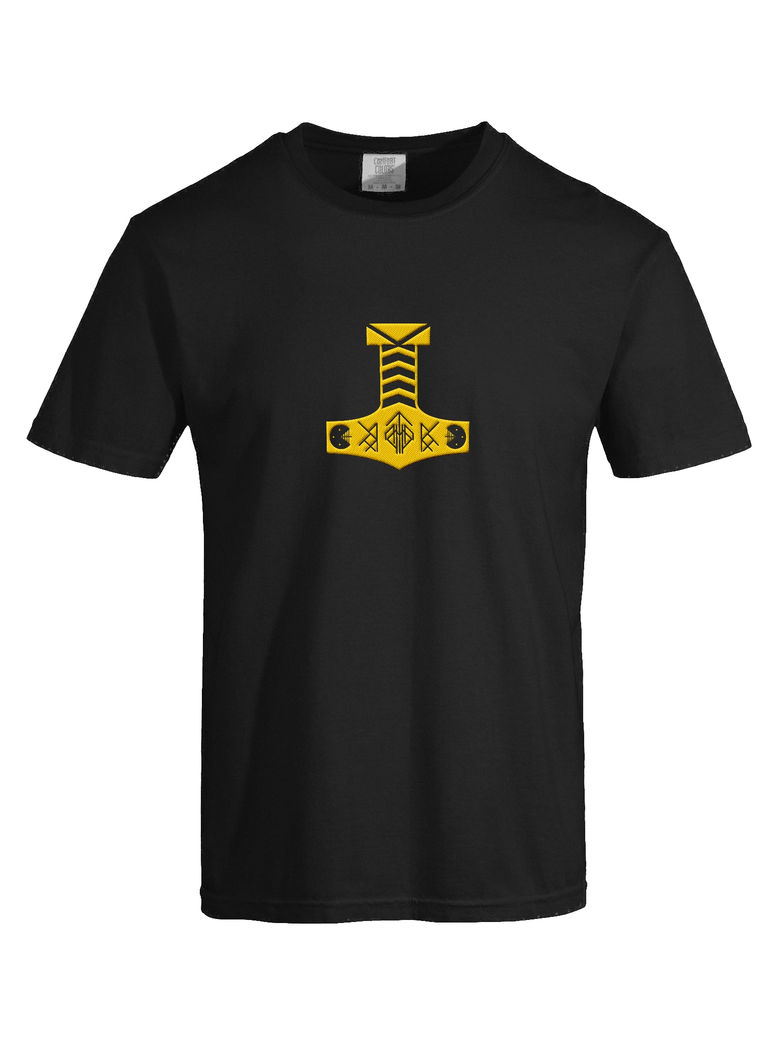 Mjölner with Bindrunes - Big Print T-shirt product image (37)