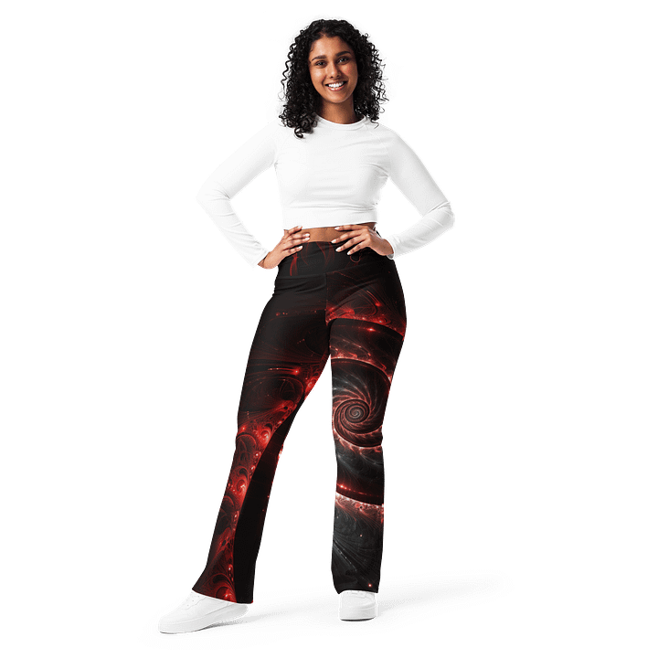 Gothic BASS Fractal Flare Leggings product image (2)