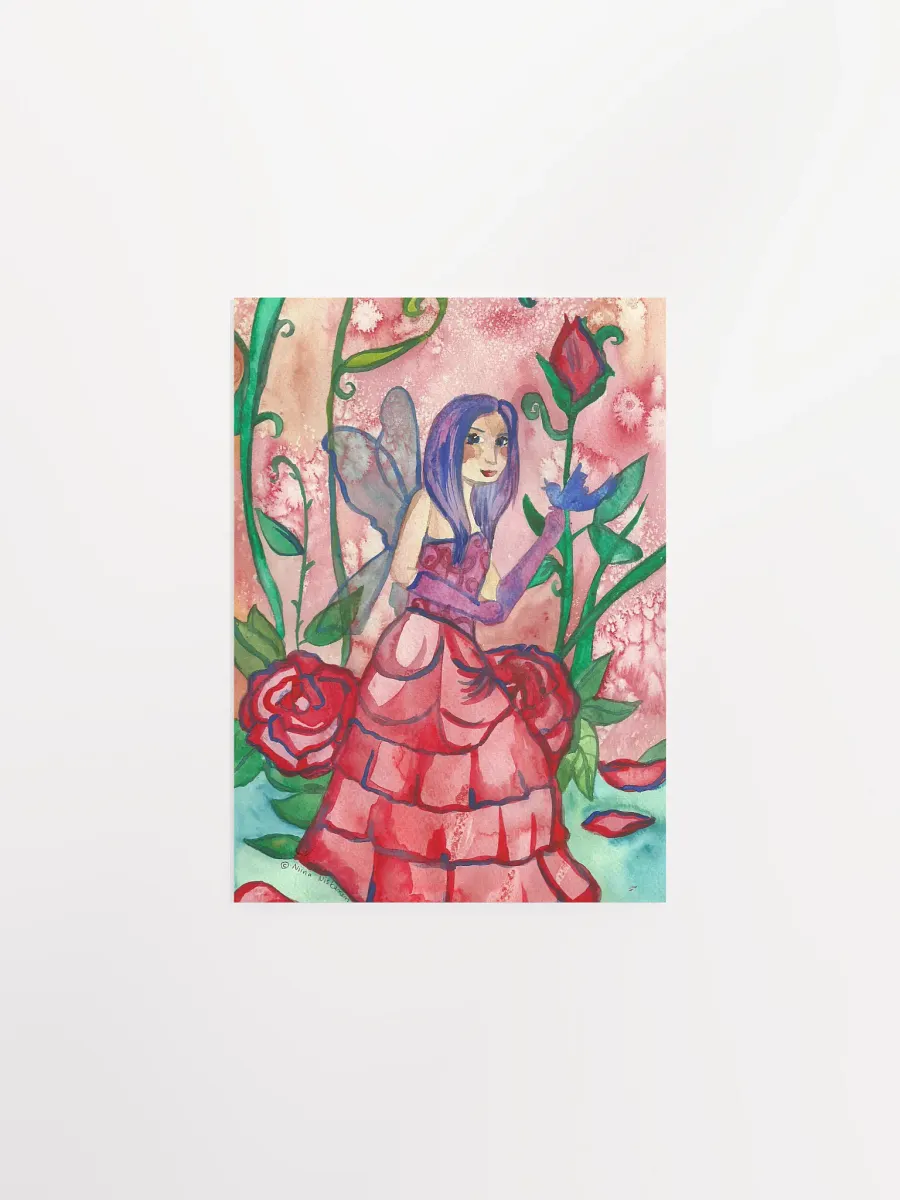 Fairy Of Roses Art Print product image (1)
