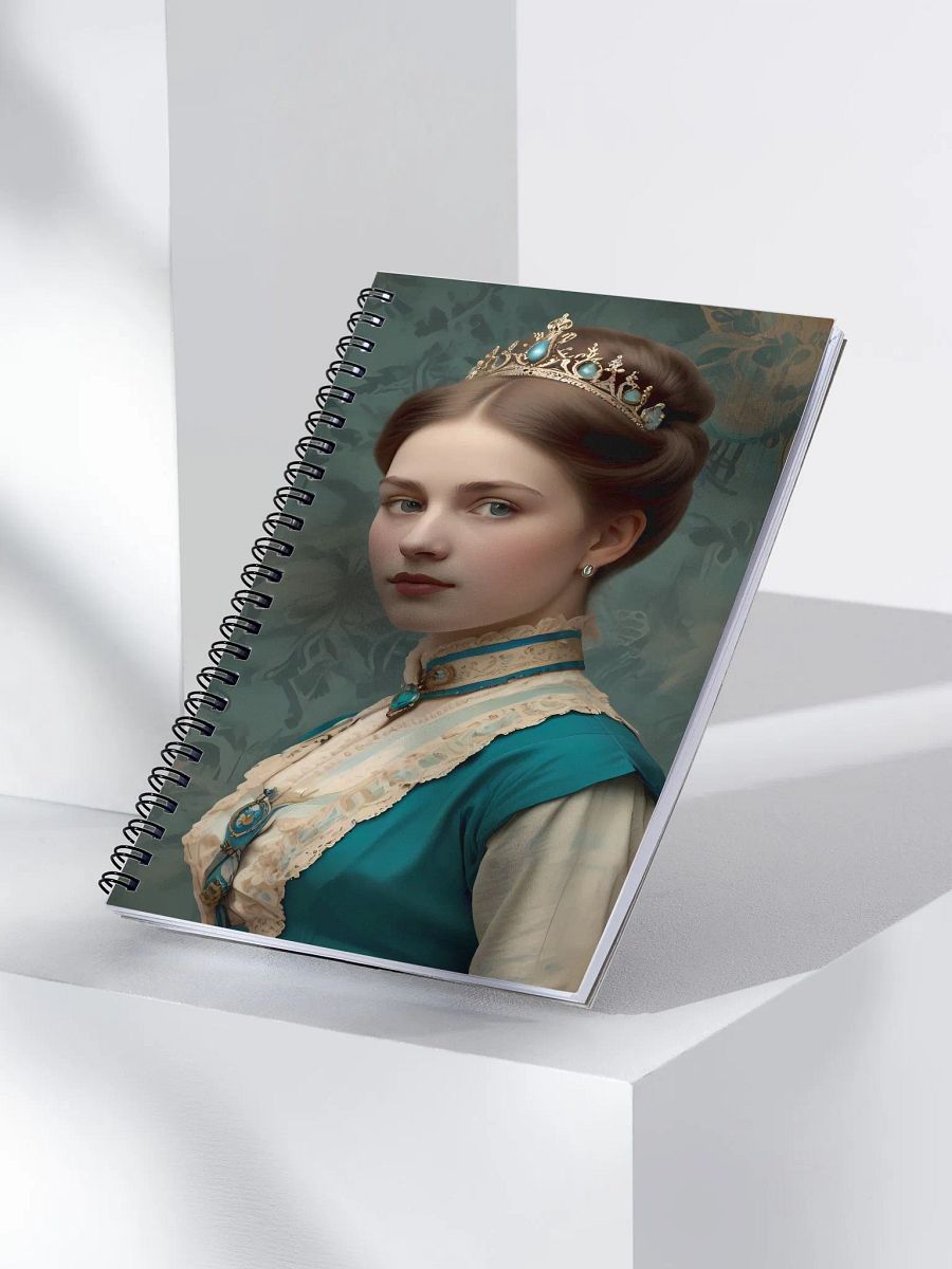 Princes Printable Junk Journal - Spiral Notebook - Ruled Line product image (3)