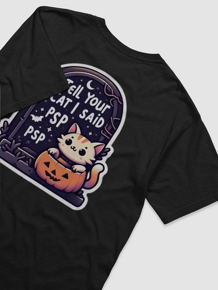 Elder Emo Spooky Emo PSP, PSP Cat T-Shirt (Unisex) product image (4)