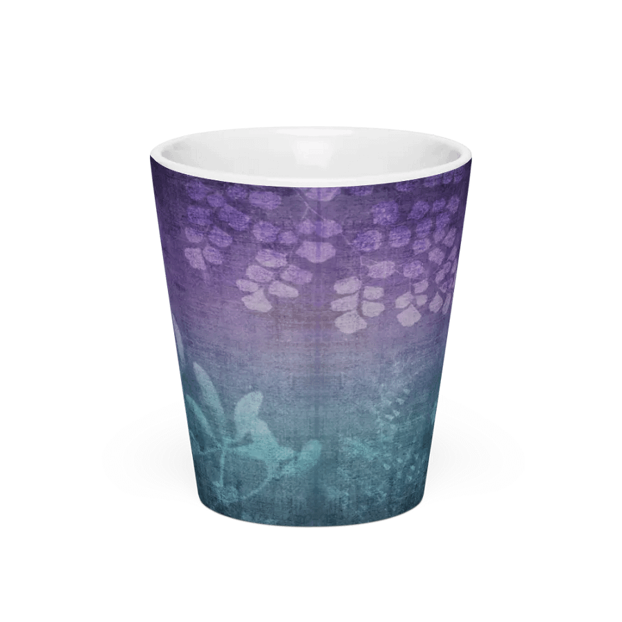 Blue Wildflowers Latte Mug product image (3)