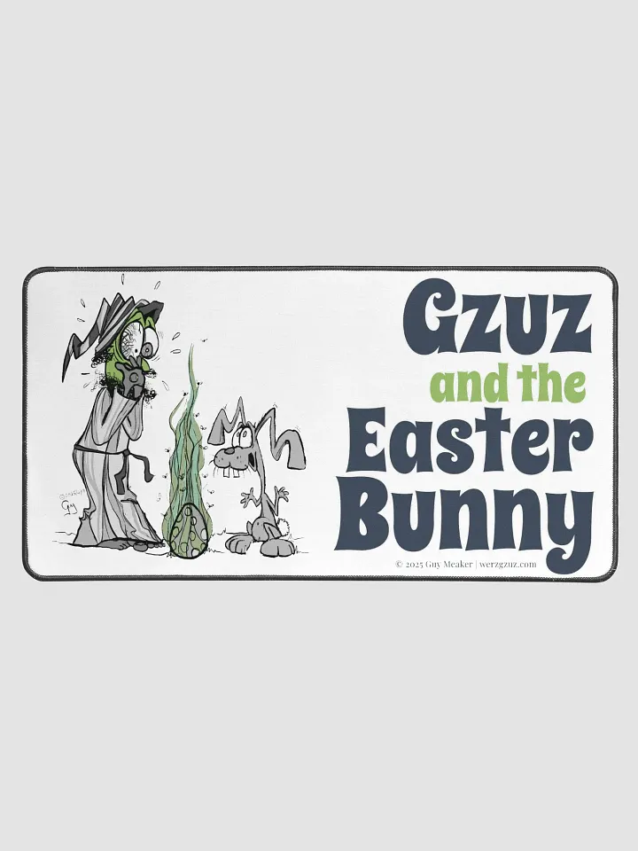 Gzuz and the Easter Bunny Desk Mat product image (1)