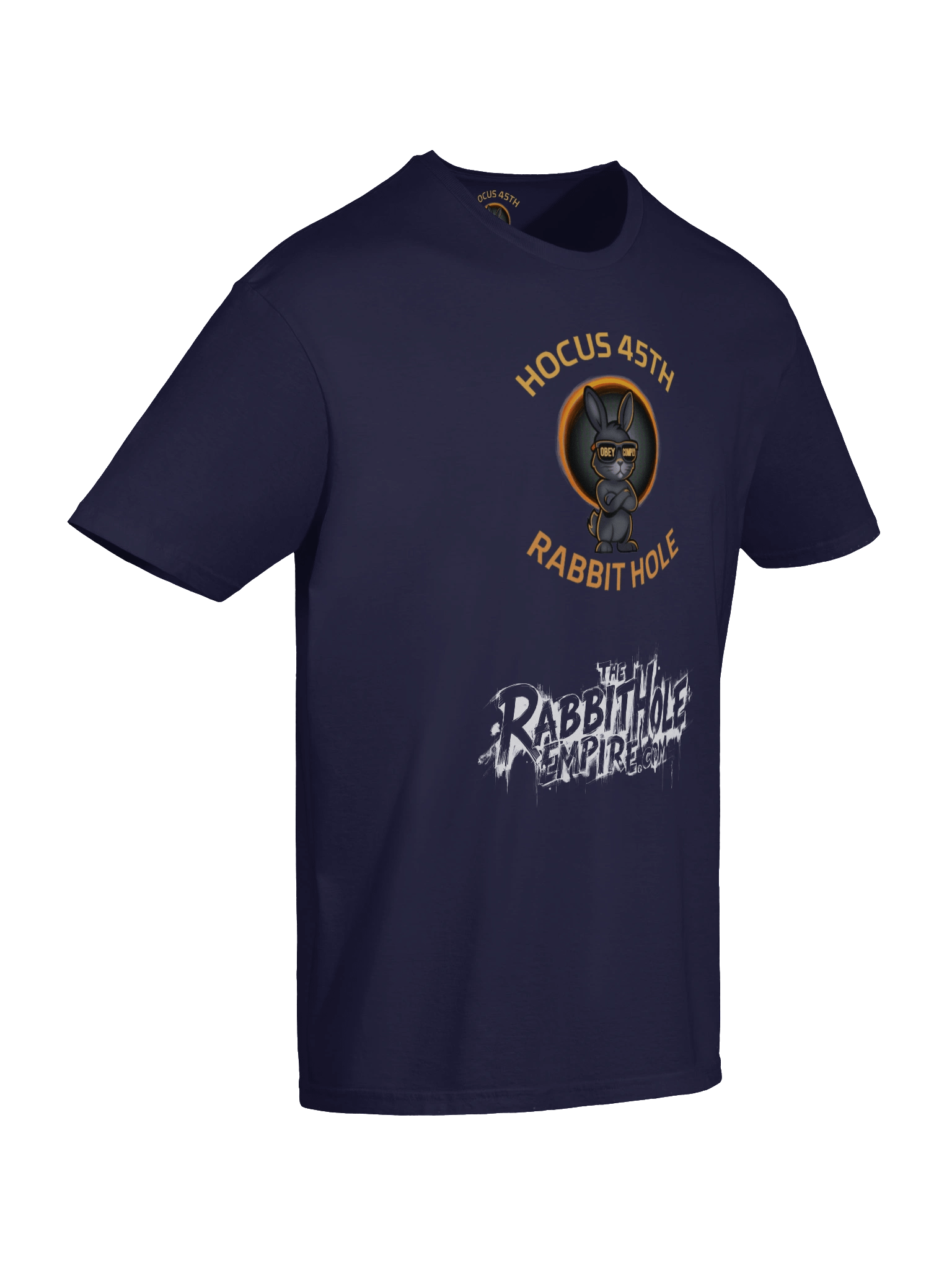 Hocus 45th Rabbit Hole (Navy Blue t-Shirt) product image (10)