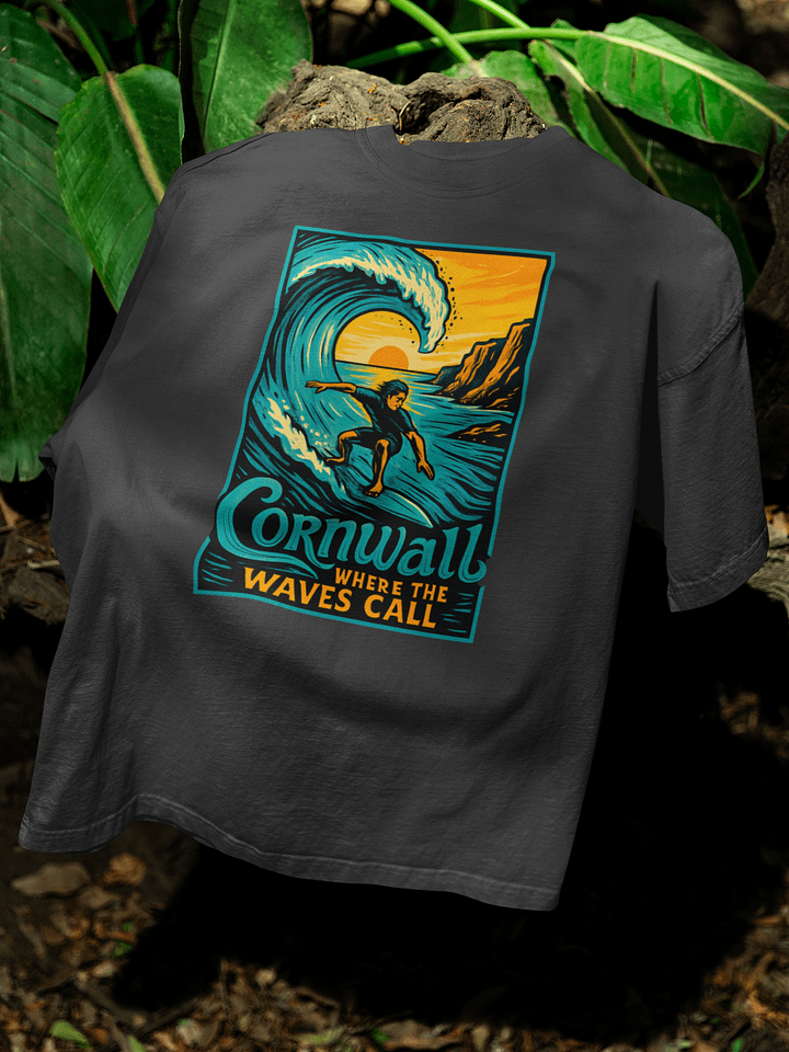 Cornish Surf Life Oversized Faded Tee product image (1)