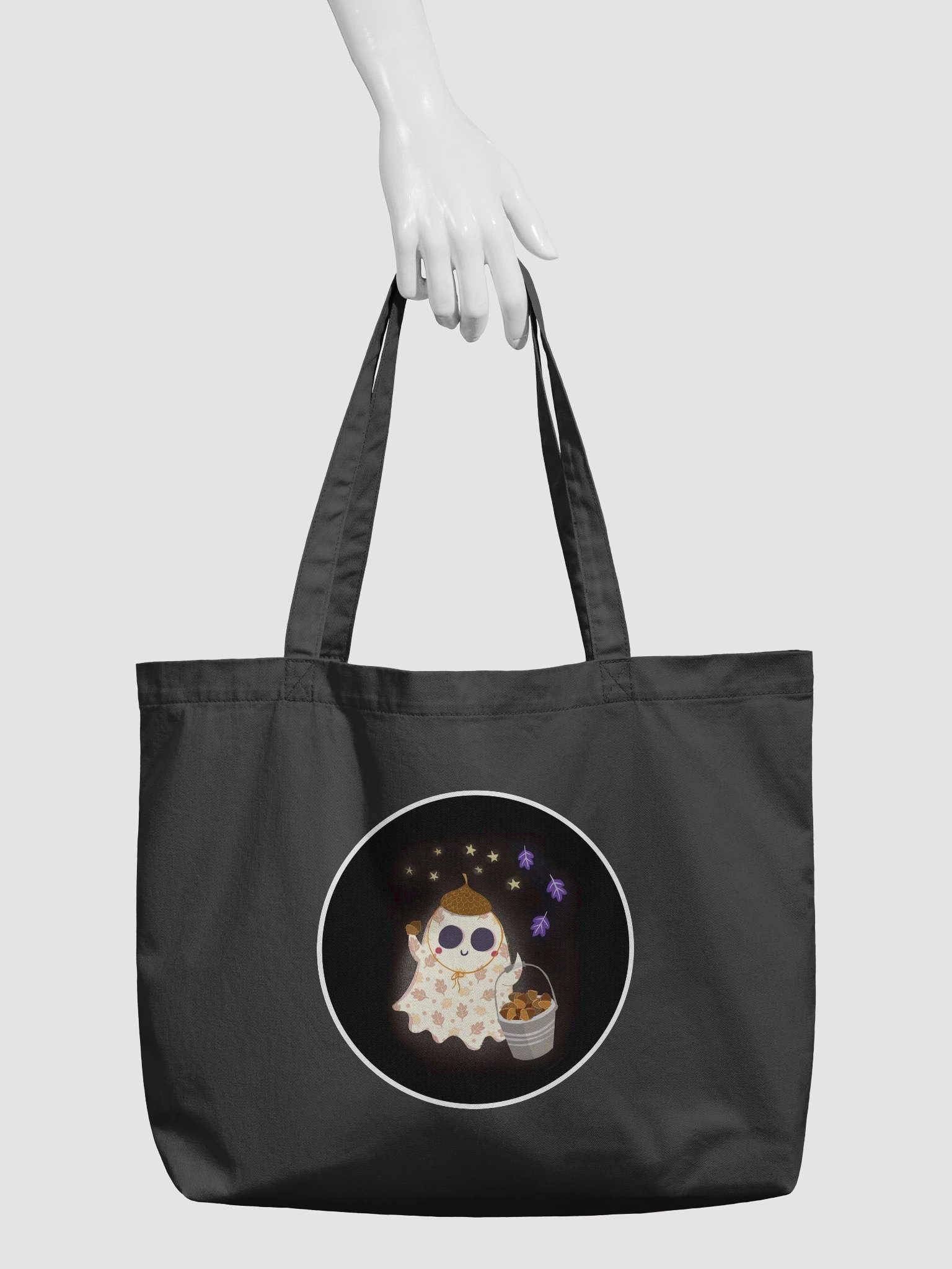 Little Ghost Acorn Collector - Tote Bag product image (4)