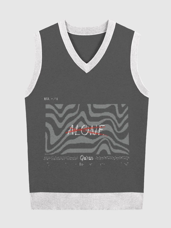 Call upon Me, I will respond to you. – 4060 | Unisex Knitted V-Neck Vest product image (4)