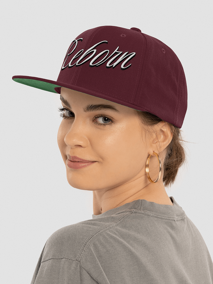 Reborn Elegance Wool Blend Snapback Cap product image (1)