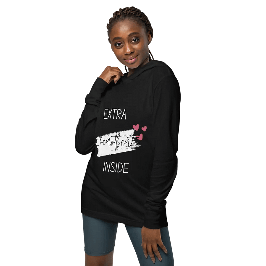 Extra Heartbeat Unisex Hooded Tee product image (10)