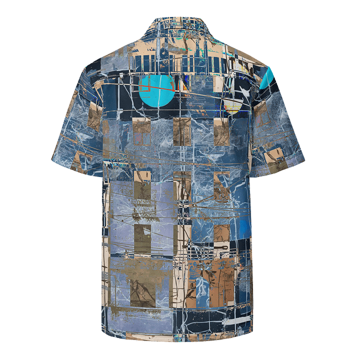 Oceanic Geometry Hawaiian Shirt product image (2)