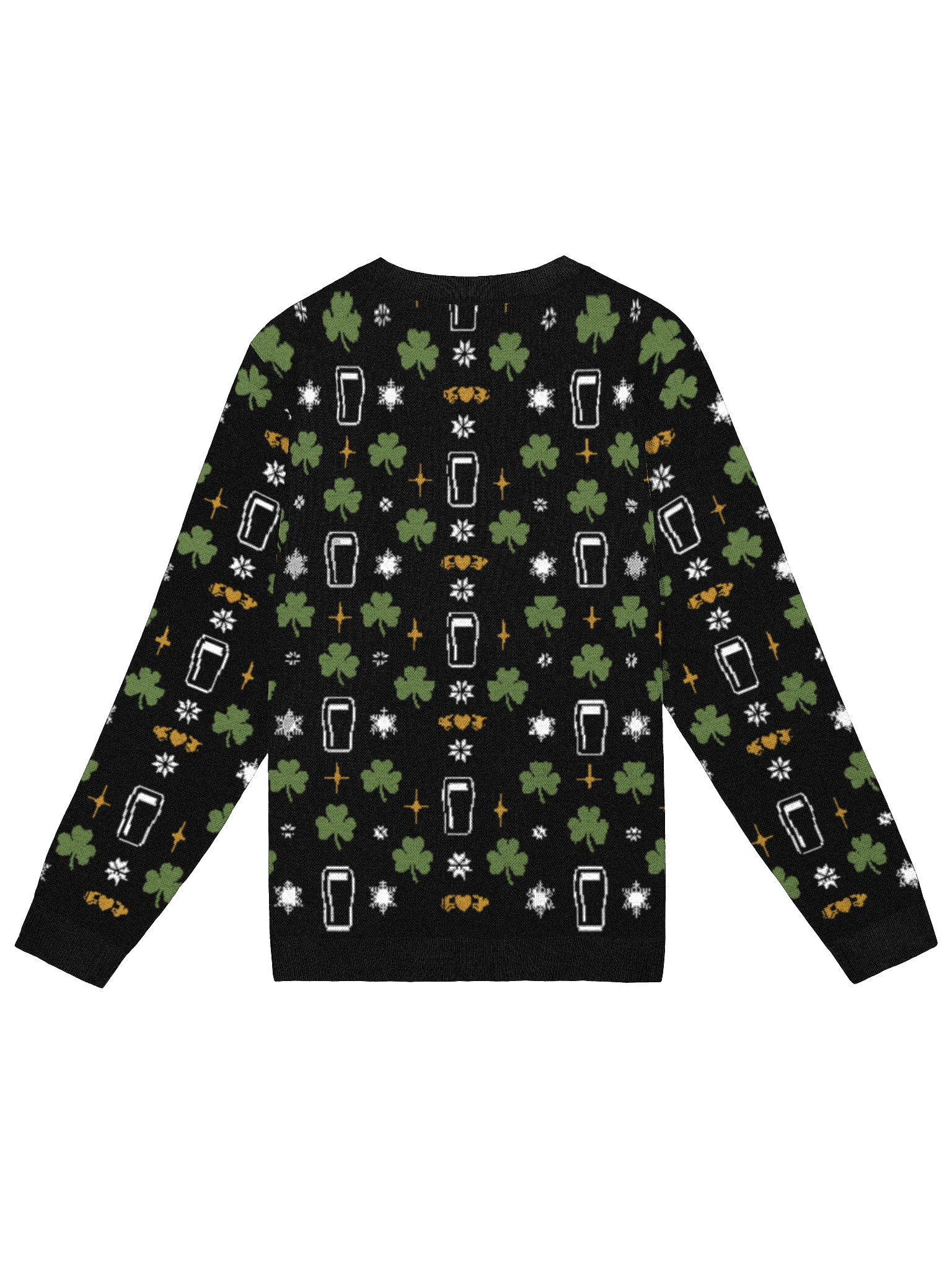 Irish 'Ugly Christmas Jumper' featuring Guinness, Shamrocks and the Claddagh product image (8)