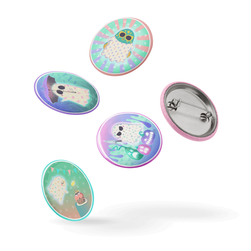 Little Ghost Pin Set #3 product image (3)