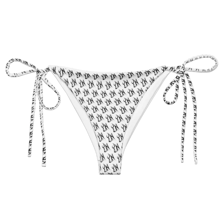 YN Checker Print Bikini Bottom product image (1)