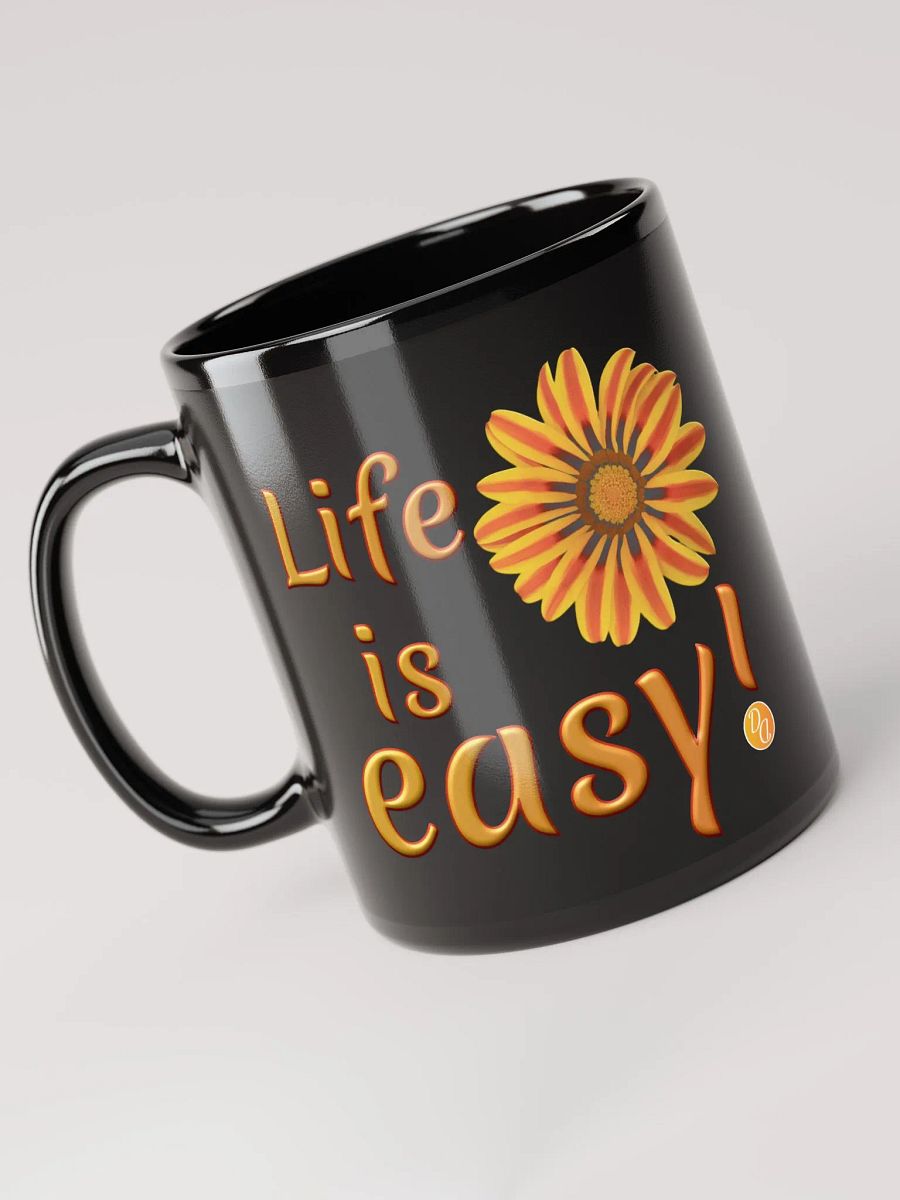 Life Is Easy - Black Mug product image (6)
