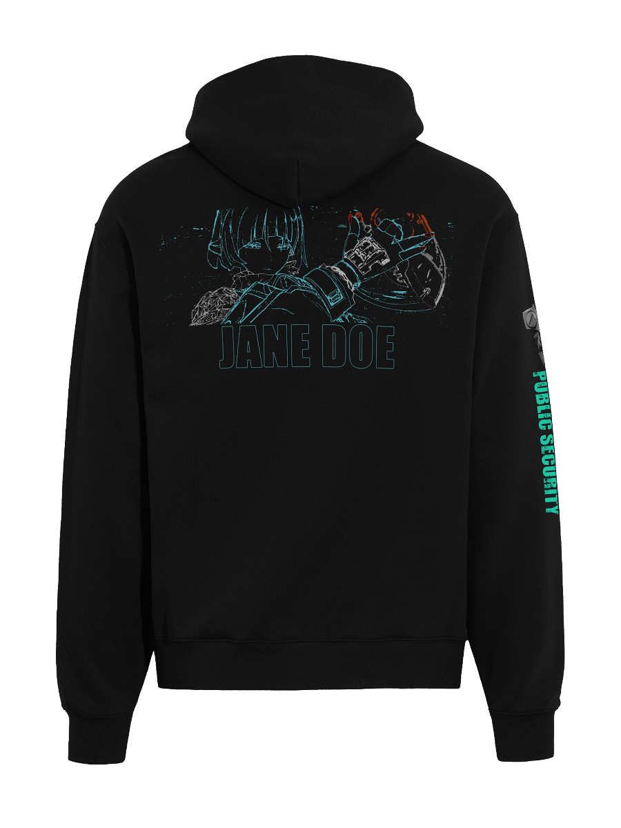 3 PRINT Premium Oversized Heavyweight Hoodie Jane Doe STAB! Zenless Zone Zero Design product image (5)