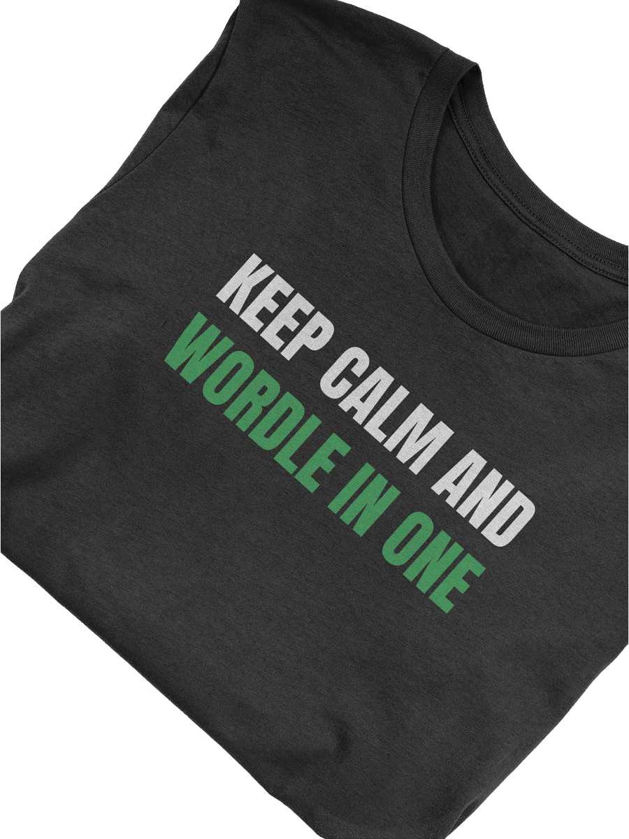 Keep Calm and Wordle in One T-Shirt product image (3)