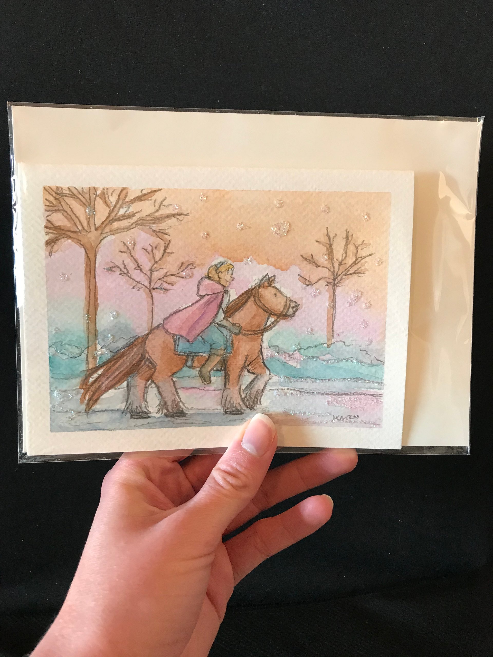 Winter Watercolor Greeting Cards product image (5)