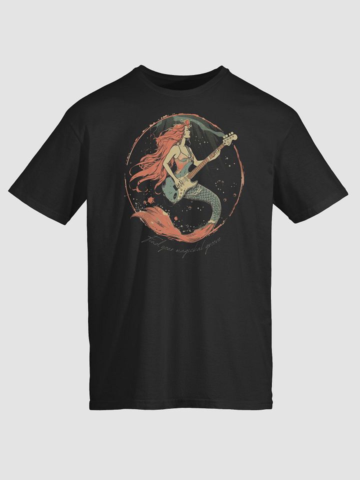 Find Your Magickal Groove Bass Playing Mermaid Unisex Tshirt product image (1)