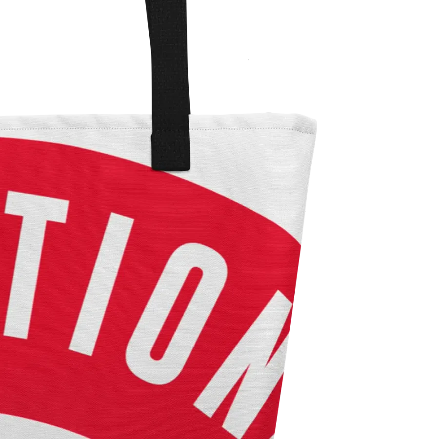 IFBNewsfeed.Org's All-Over Print Large Tote Bag w/ Pocket product image (3)