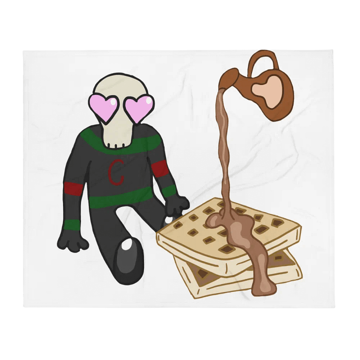 Skull LOVES Waffles Blanket product image (2)