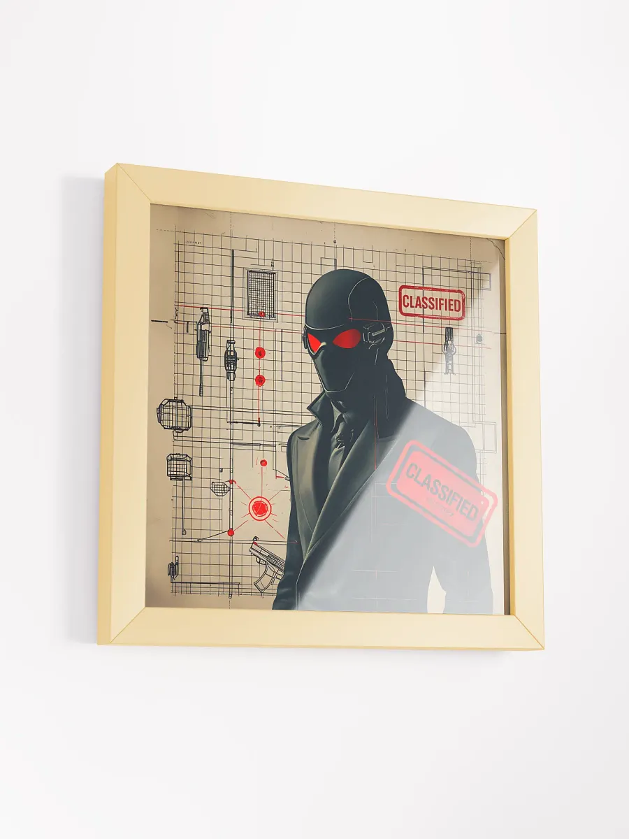 Classified Blueprint Secrets Framed Poster product image (3)