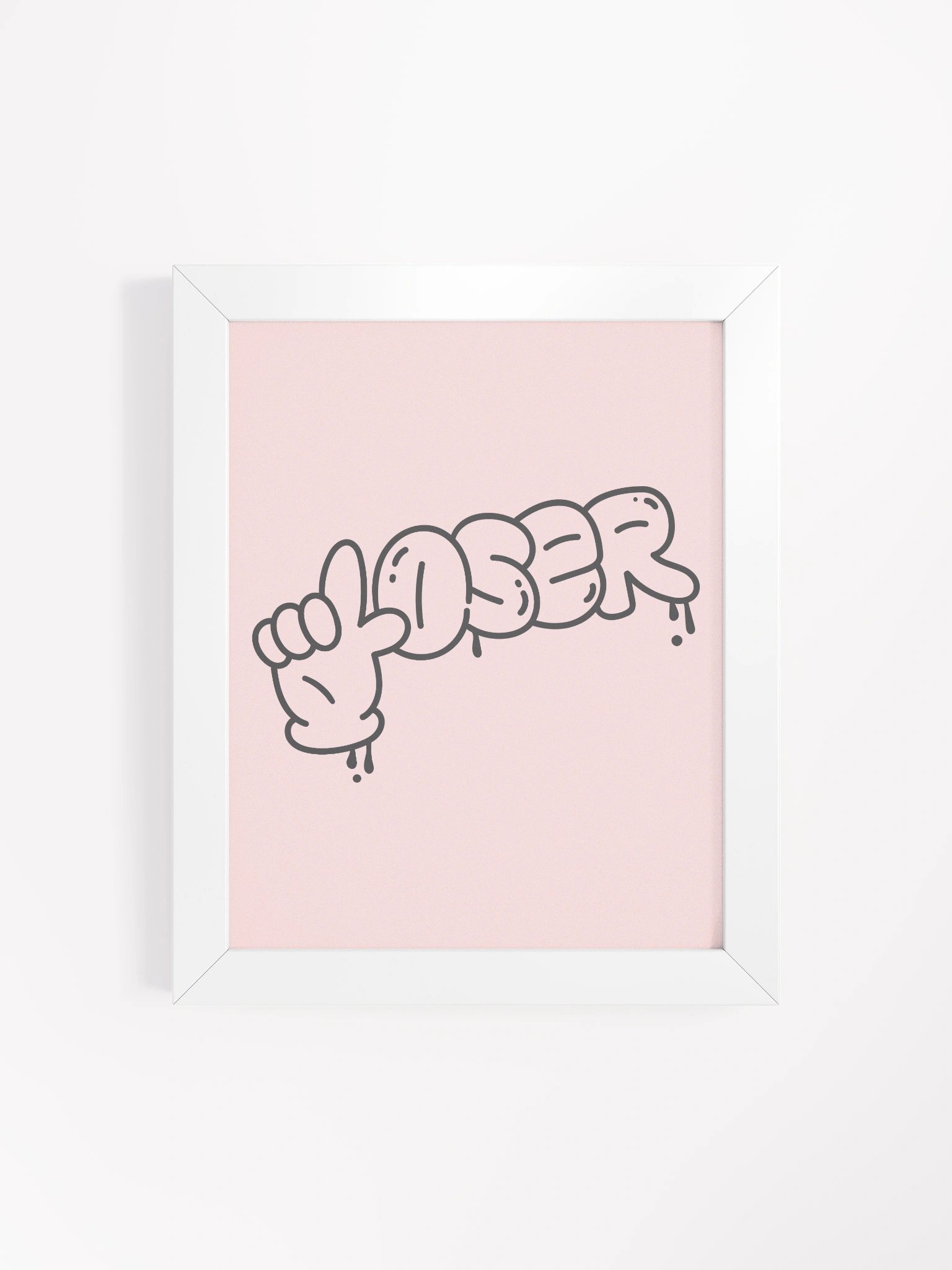 Graffiti Style Loser Framed Poster product image (4)