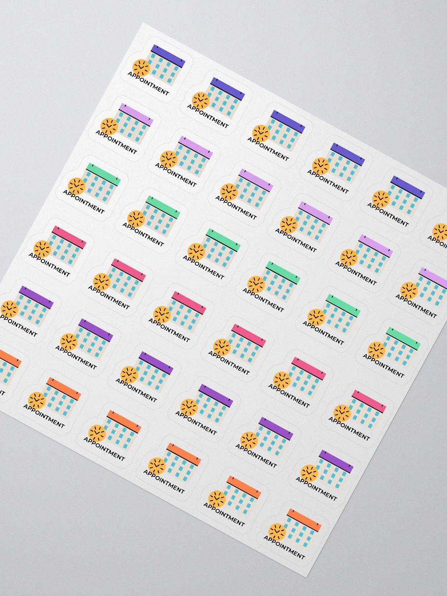 Appointment Stickers – Hand-Drawn, Functional Planner Stickers for Bullet Journals, Work, and Office Organization product image (2)