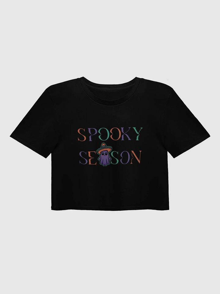 Spooky Season Sombrero Ghost Colorful Crop Top product image (1)