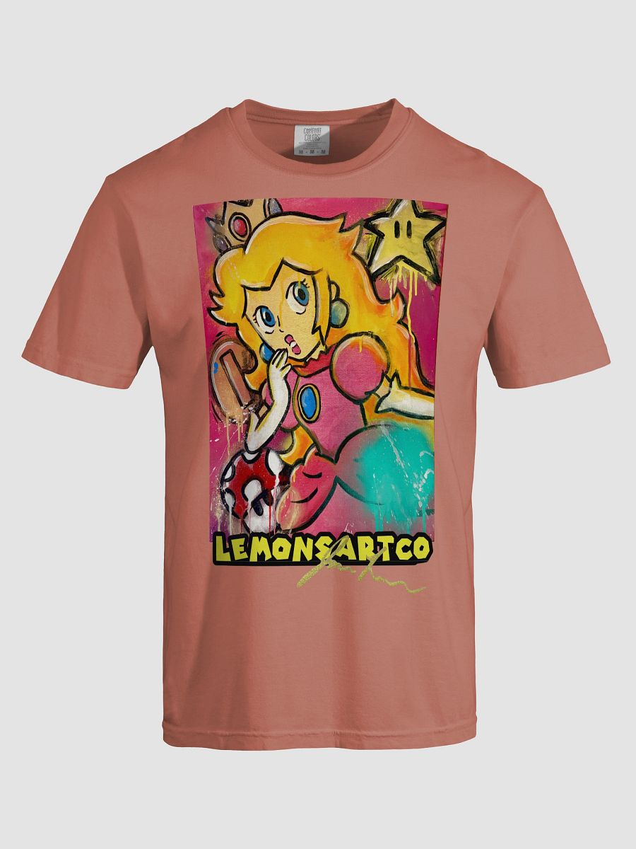 Peach Graffiti Soft Cotton Tee product image (5)