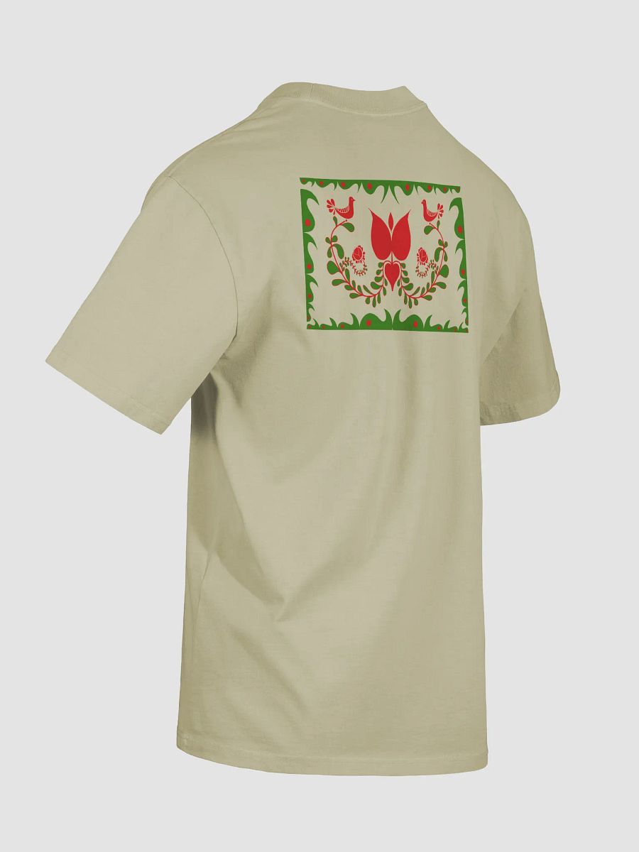 Hungarian Floral Bird Design Oversized T-Shirt product image (8)