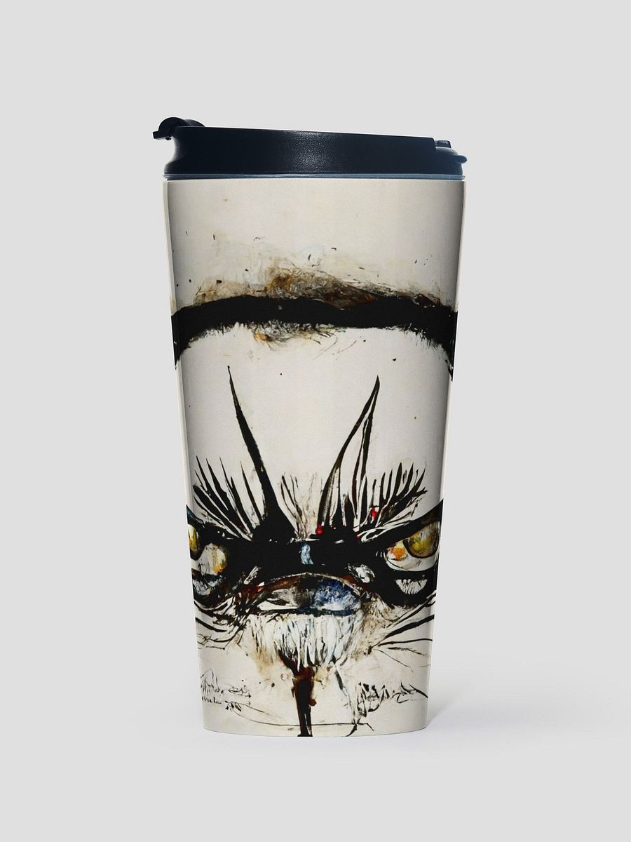 Whiskered Feline Stainless Steel Mug product image (1)