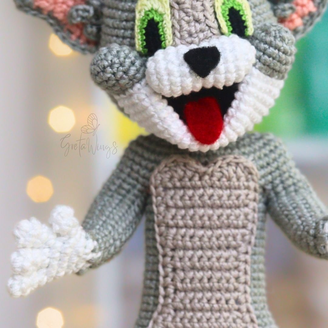 Amigurumi Pattern - Tom the Cat: Crochet the Star of 'Tom and Jerry' (Digital Download) product image (3)