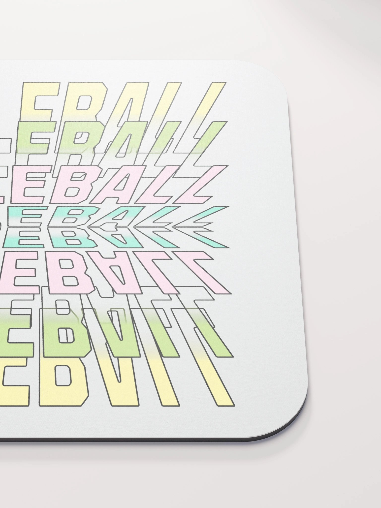 Pickleball Stacked Reflective Mirage Mouse Pad product image (5)