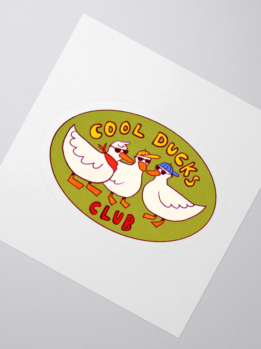 Cool Ducks Club Sticker product image (3)